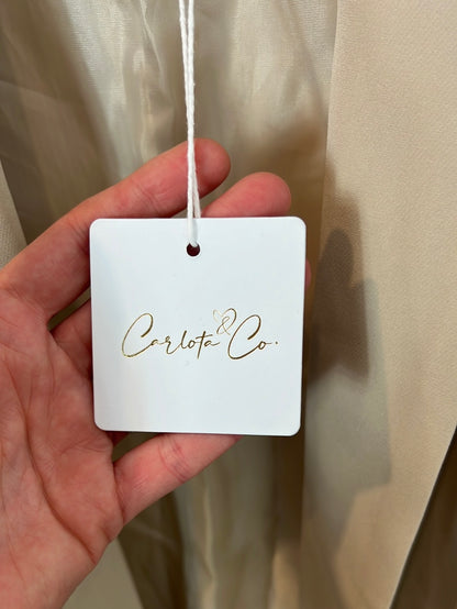 CARLOTA &amp;CO. Tl beige fluid blazer