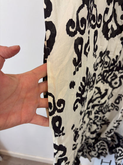 SFERA. Vestido largo/kimono con lino. T M