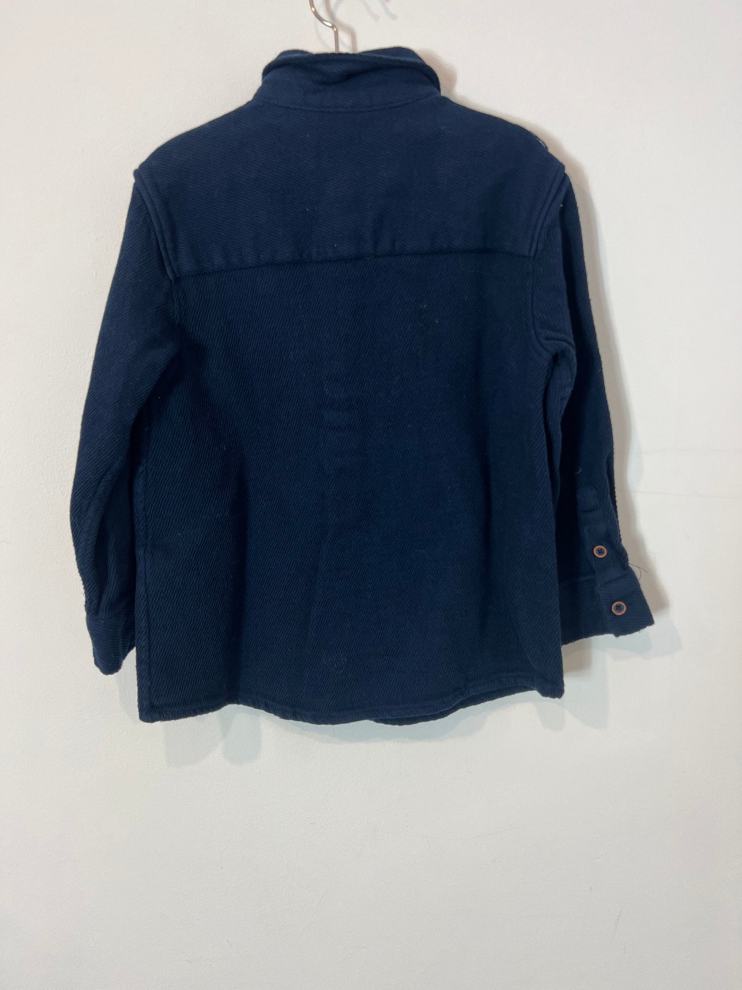 ZARA. Textured blue shirt. Size 6 years