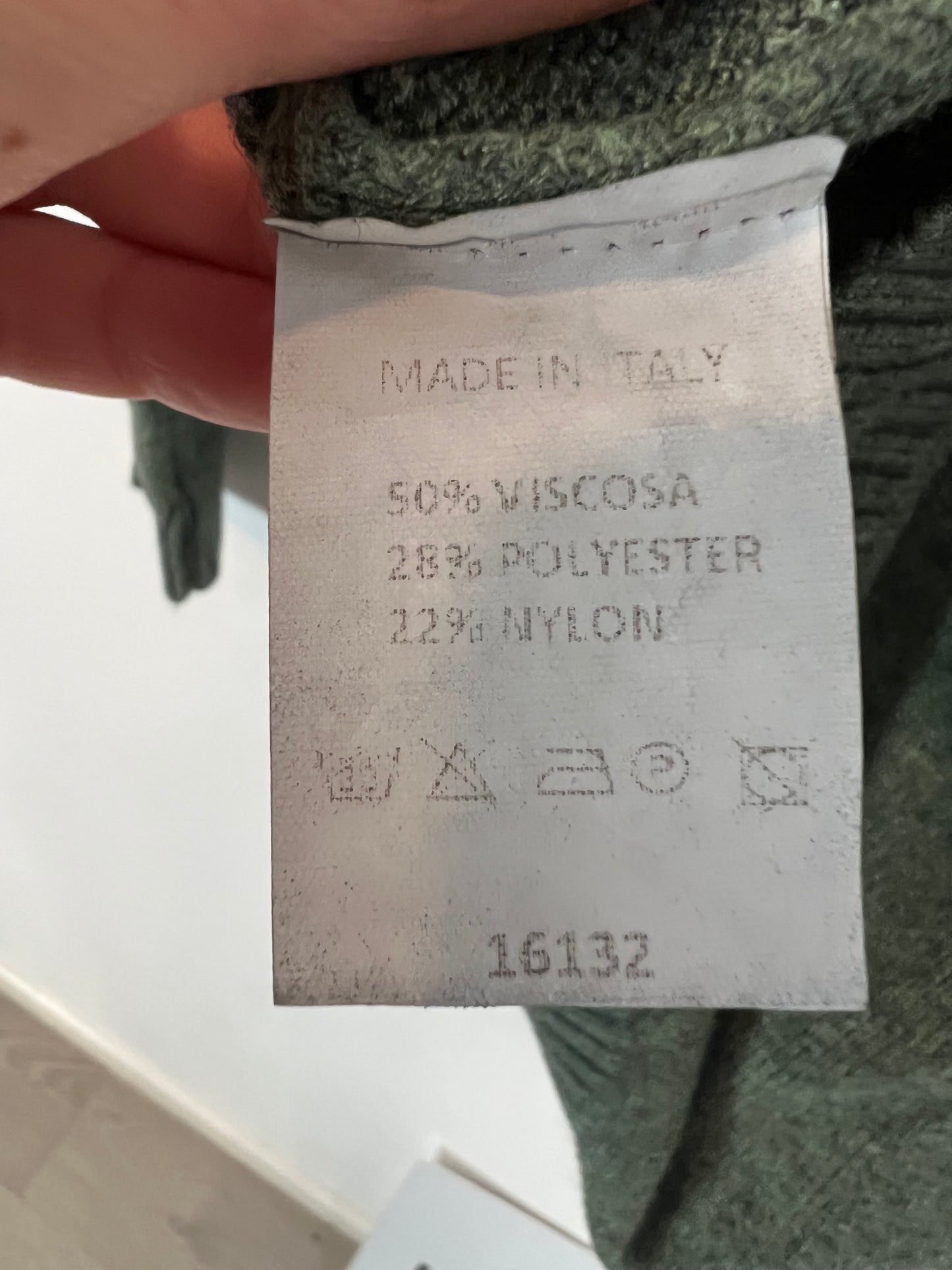 MONISQUI. Jersey verde bolsillo T.u(s)