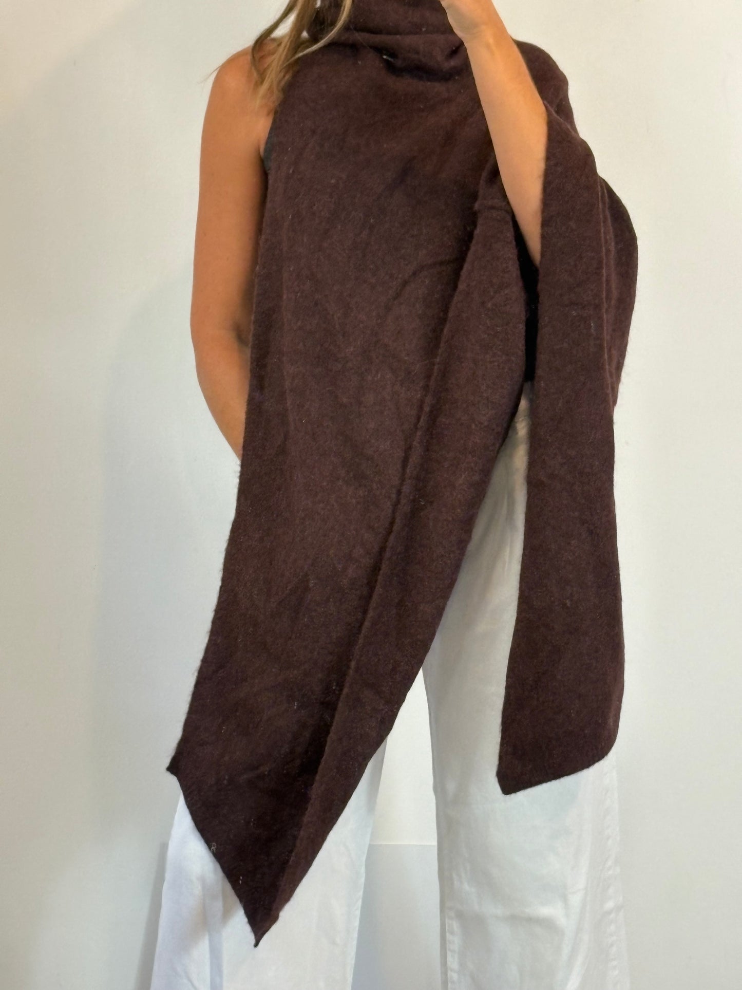 OTHERS. Long knit dress with neckline detail. TS