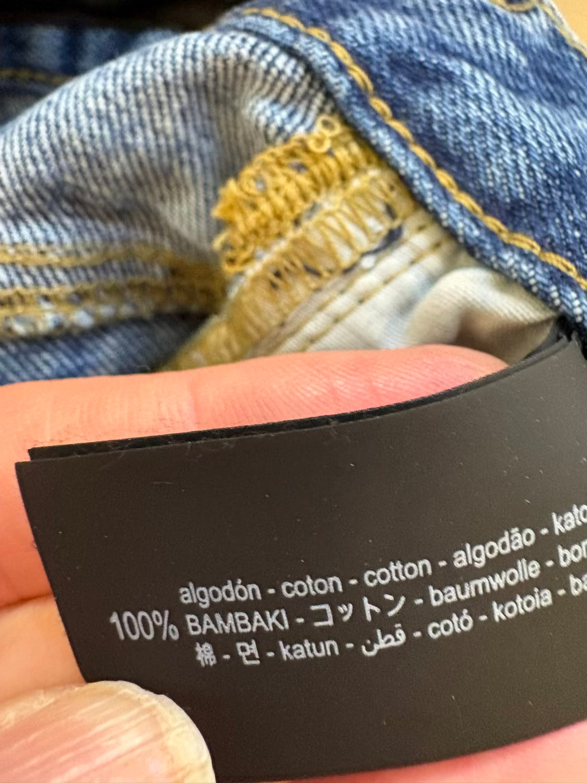 MASSIMO DUTTI. Denim pata ancha bolsillos