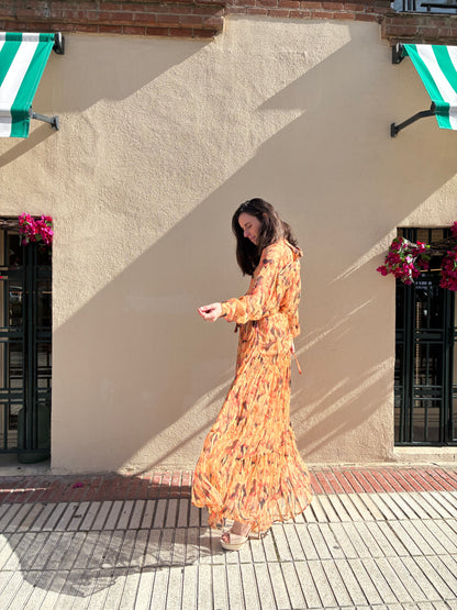 MES DEMOISELLES. Vestido largo vaporoso