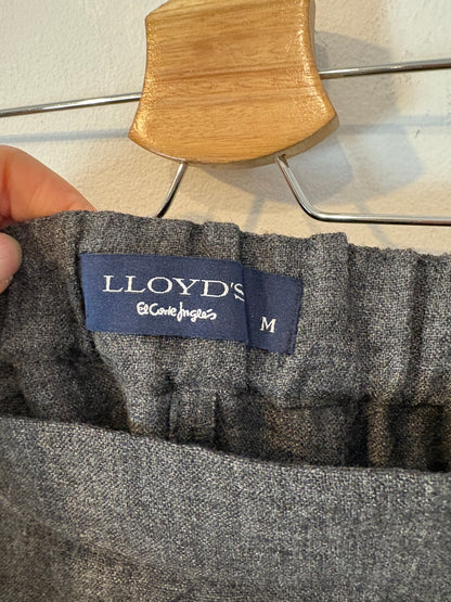 LLOYD´S . Falda midi abotonada con lana