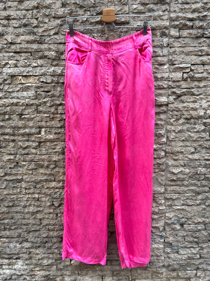 SCALPERS. Pantalón palazzo rosa T.m