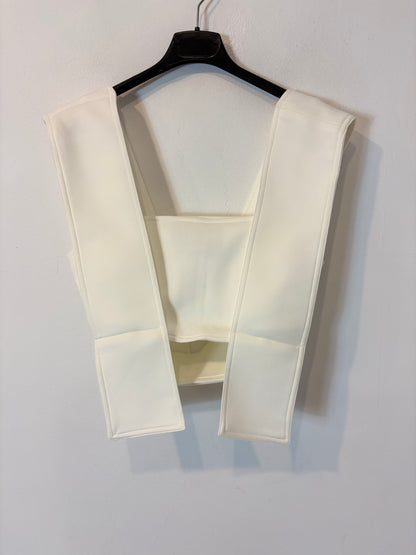 IQ COLLECTION: Top blanco estructura