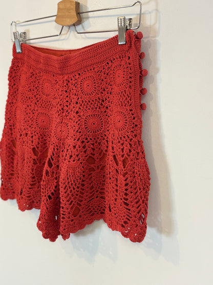 RALPH LAUREN. Crochet tile Bermuda shorts TM