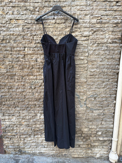 ZARA. Long dress with neckline detail. TS