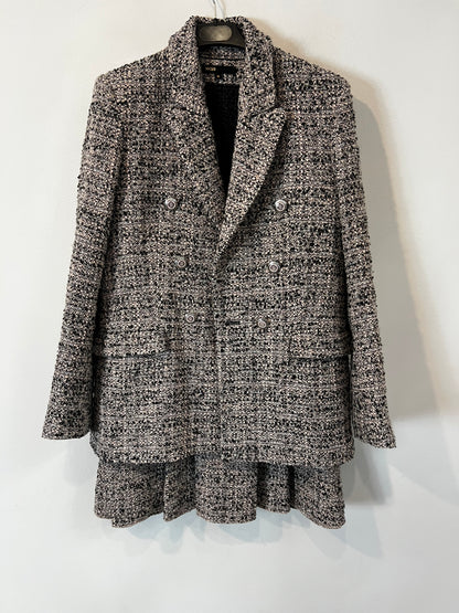 MAJE. Conjunto vestido y chaqueta tweed