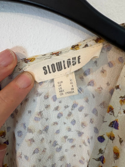 SLOWLOVE. Mono largo estampado. T M