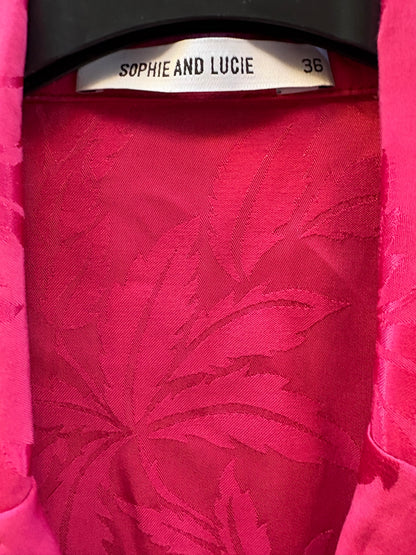 SOPHIE&LUCIE. Total look fucsia fluido. T 36
