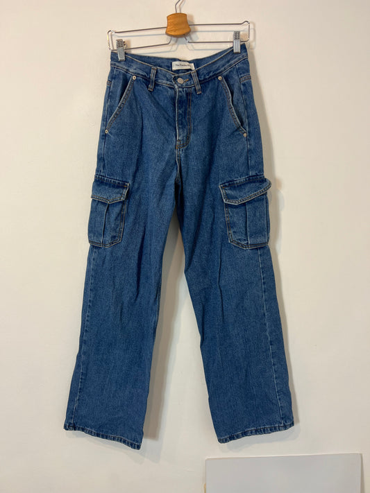 THE FRANKIE SHOP. Pantalón denim bolsillos T.s