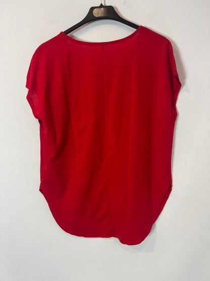 SHEIN. Red pocket t-shirt Tl