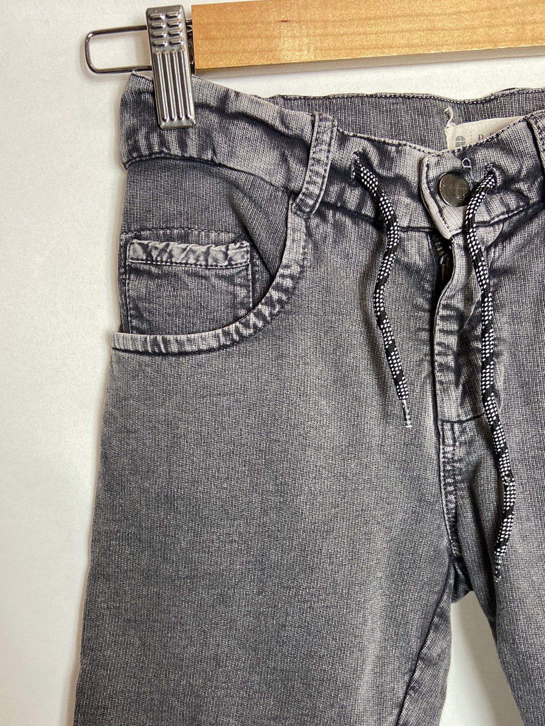 PROTEST. Grey denim-effect Bermuda shorts, 10 years old