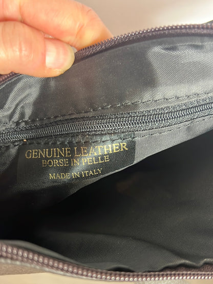 OTRAS. Bolso piel marrón doble asa