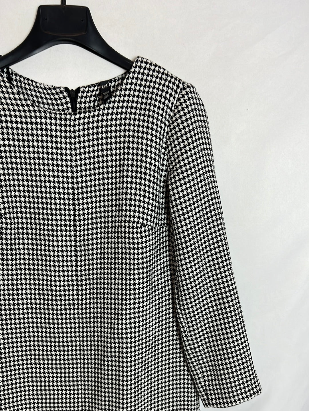 ZARA. Vestido largo pata de gallo T.s