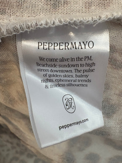 ZARA. Short green gathered dress. TS