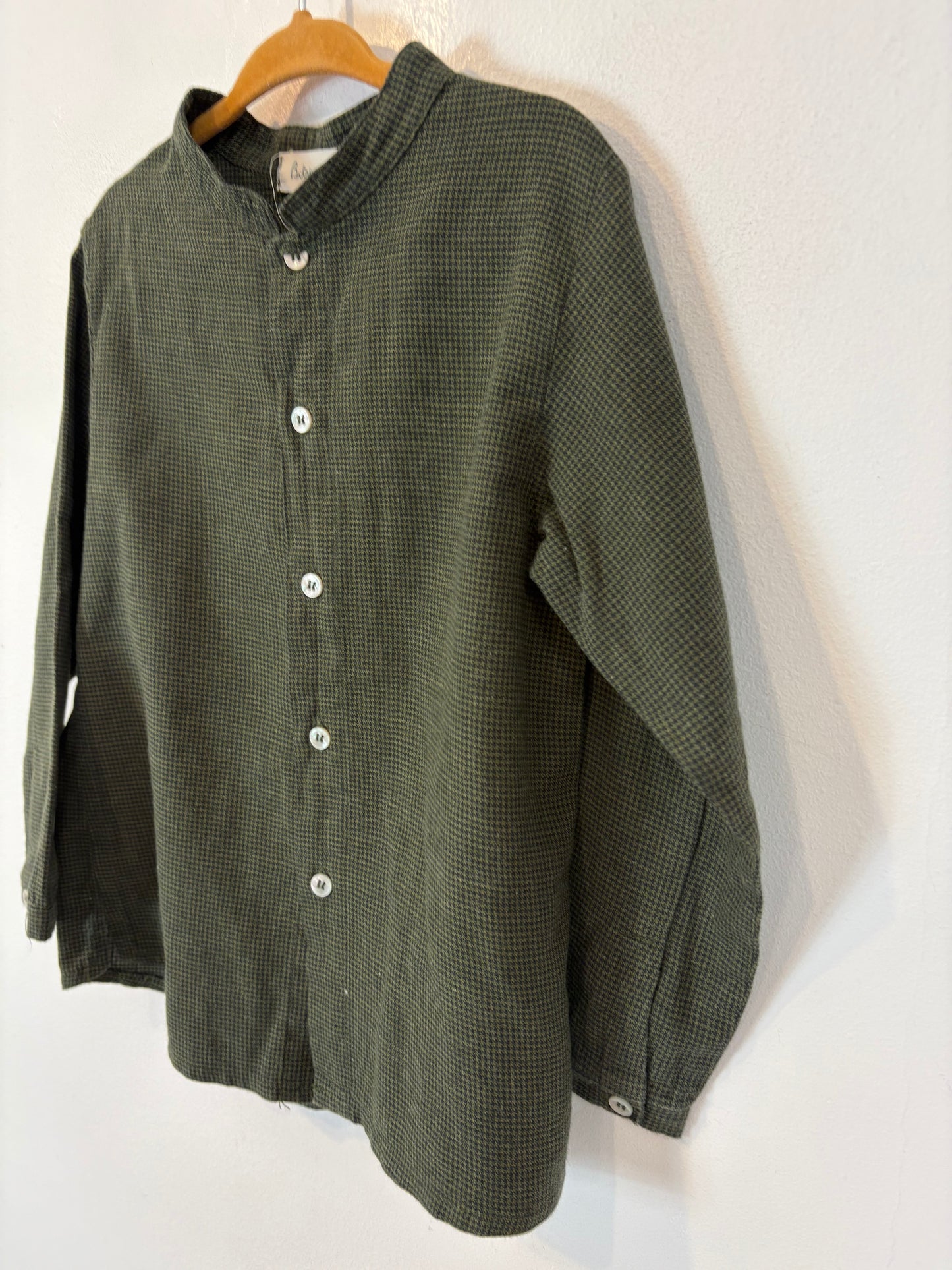 BITRIX KIDS. Camisa niño verde mao. T 4-5 años