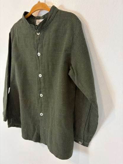 BITRIX KIDS. Camisa niño verde mao. T 4-5 años