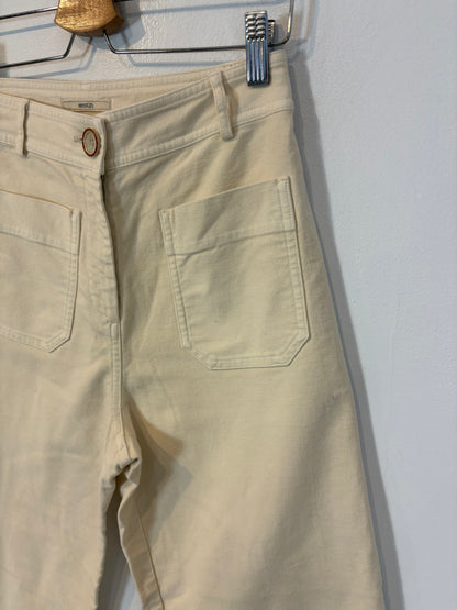 SESSÚN. Denim beige bolsillos