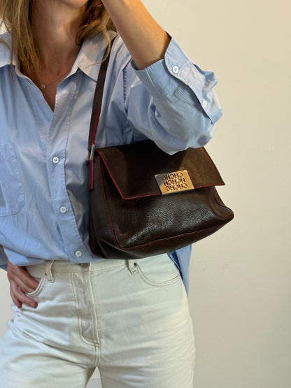 CAROLINA HERRERA. Bolso de hombro detalle cierre