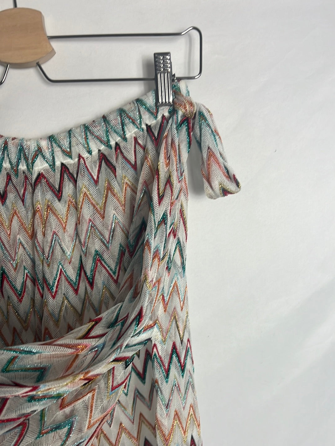 MISSONI. Pantalón zig zag aberturas. T44(s/m)