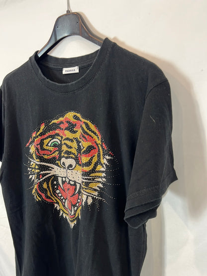 PAROSH Black tiger t-shirt. T.S.