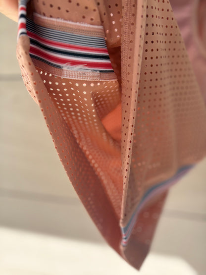 ADIDAS x STELLA McCARTNEY.Top deportivo rosa calado. T S/M