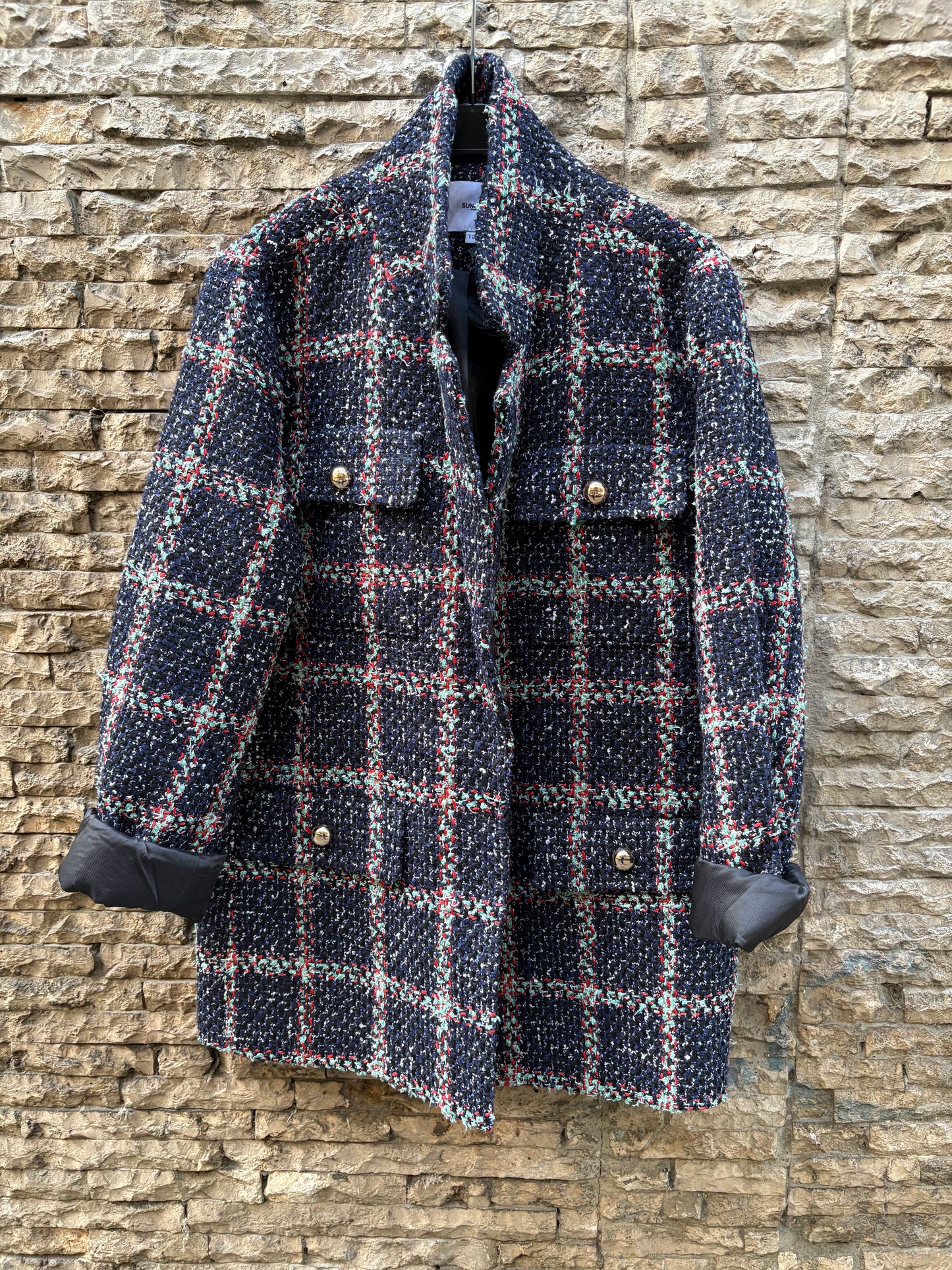 SUNCOO. Chaqueta tweed colores