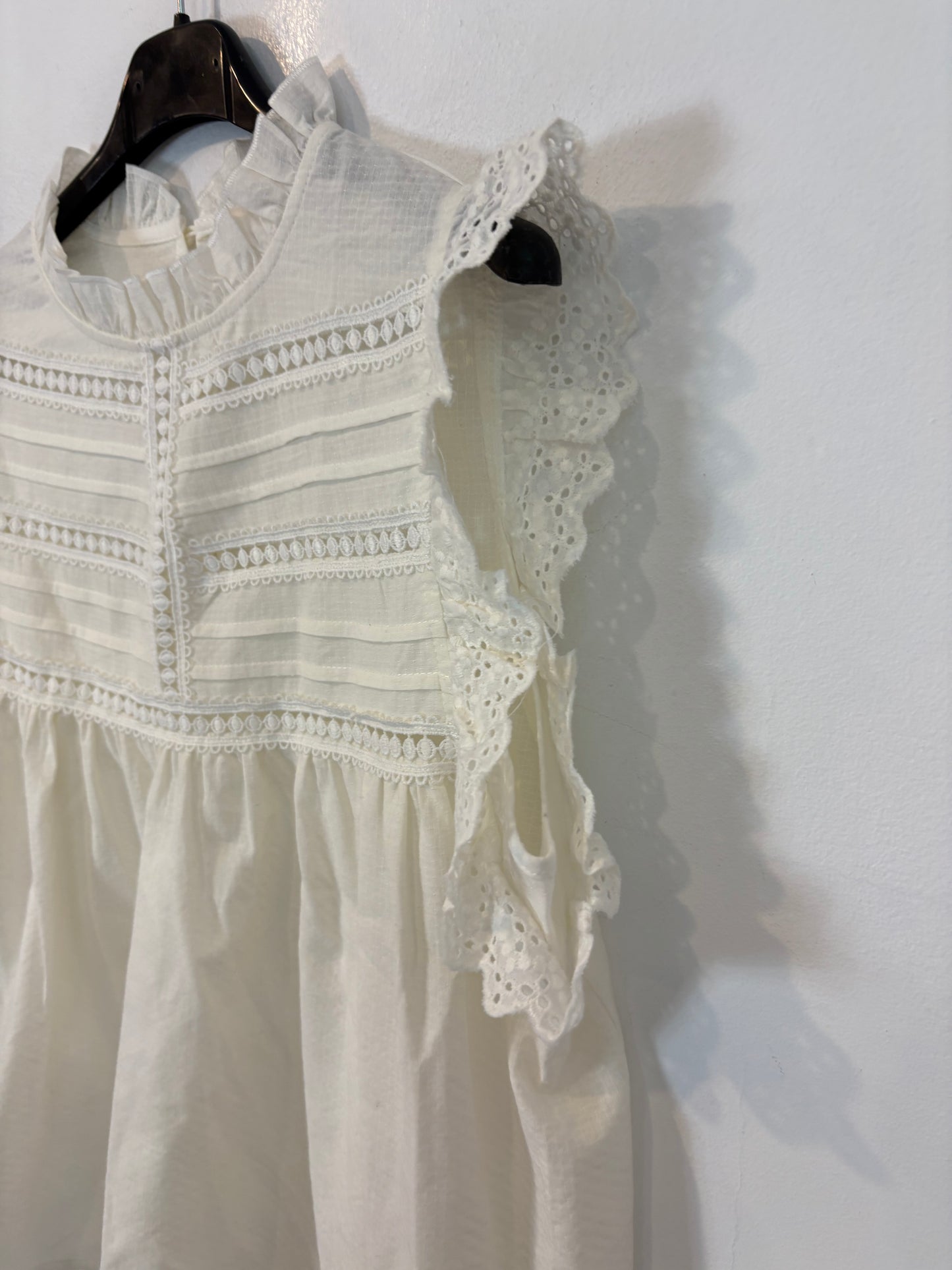 WHITE&amp;ONE. White cotton top. Size XS