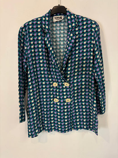 AMEÉ. Sleeveless fringed sweater S.(s)