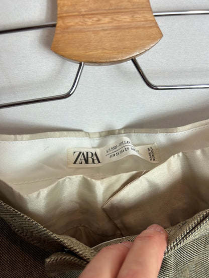 ZARA. Total look verde jaspeado. T XS