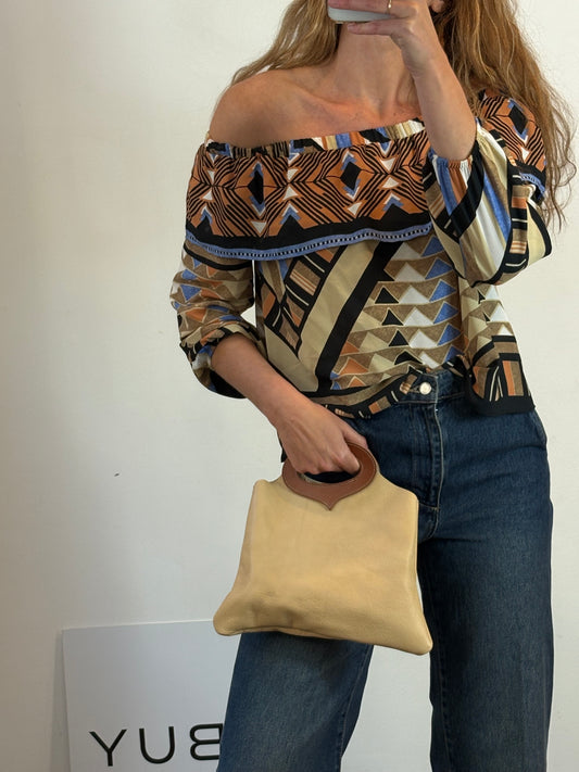 OTRAS. Bolso de mano piel