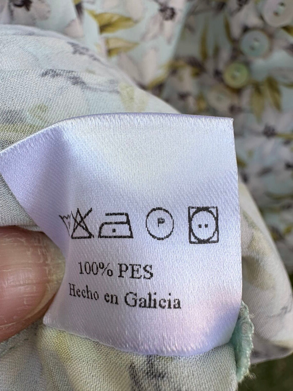 MELENA DE LEON. Vestido largo estampado aberturas