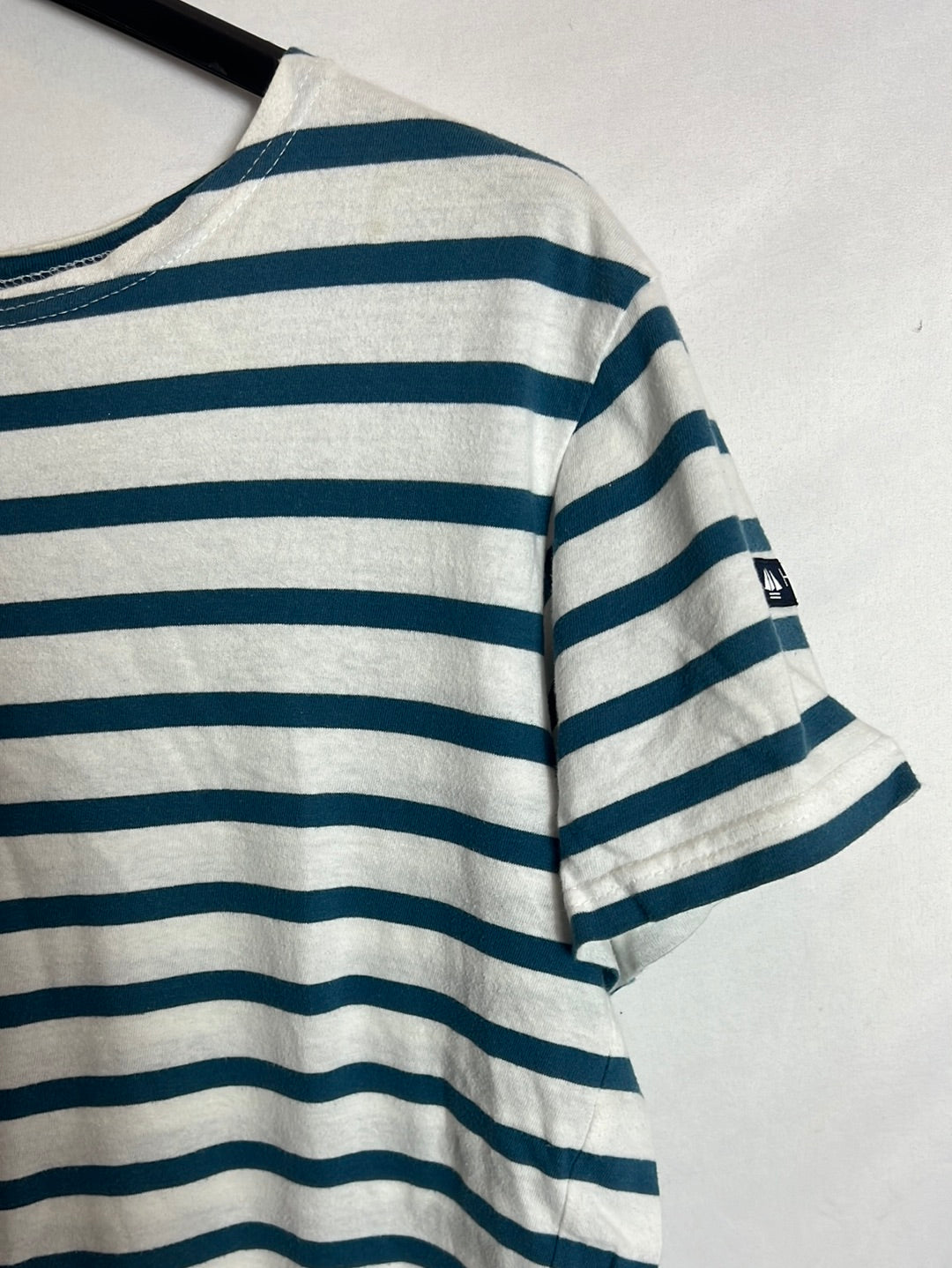 HUBLOT. Blue striped T-shirt. Size 14 years (xs)