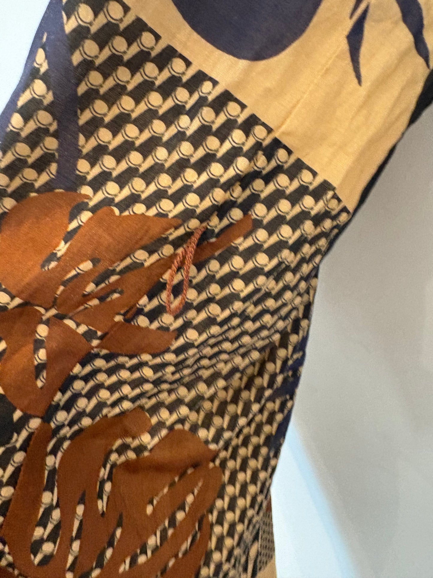 LLOYD´S . Vestido midi camisero estampado