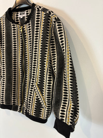 OTRAS. Bomber hilos dorados textura. T L