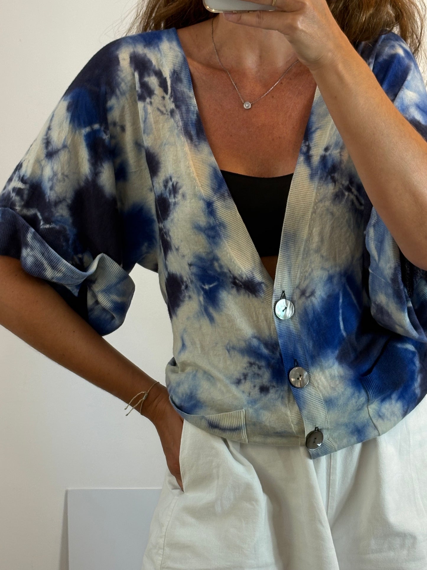 CRUMPET. Top cashmere tie dye. T M