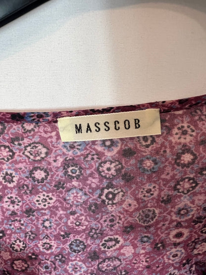 MASSCOB. Blusa seda estampada. T M