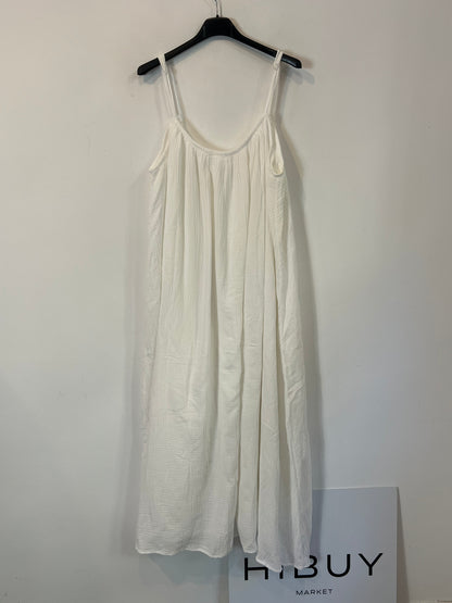 FRAMBUÁ. Vestido blanco bambula T.m