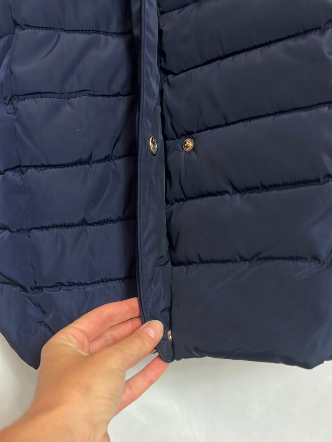 KELREBEC. Plumas azul detalle cremallera. T M