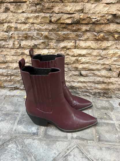 TINTORETTO. Botines chelsea burdeos