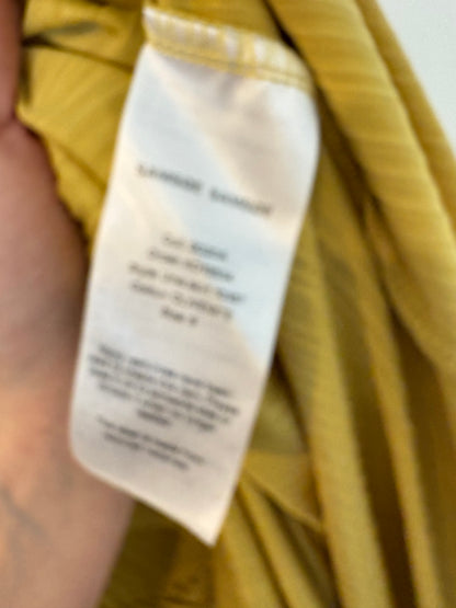 SAMSOE SAMSOE. Falda midi verde pistacho plisada. T S