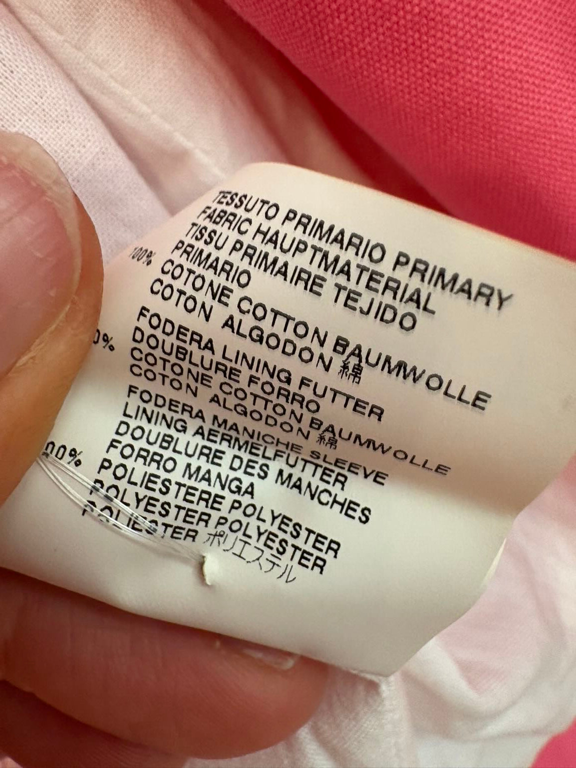 DSQUARED2. Chaqueta rosa cortita cremallera