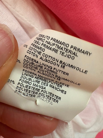 DSQUARED2. Chaqueta rosa cortita cremallera