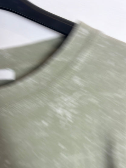 SCALPERS. Camiseta verde calavera T.s