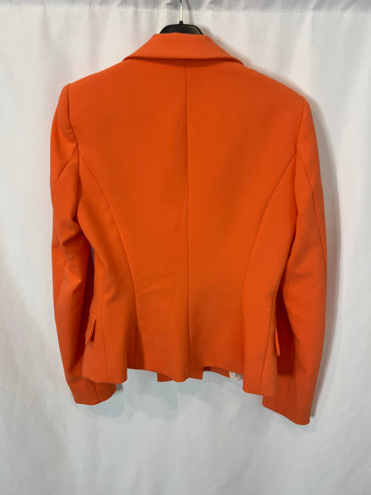 ZARA. Orange double-breasted blazer Ts