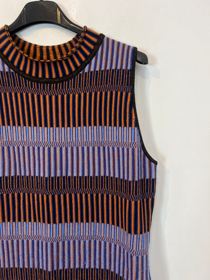 OTRAS. vestido midi estampado missoni