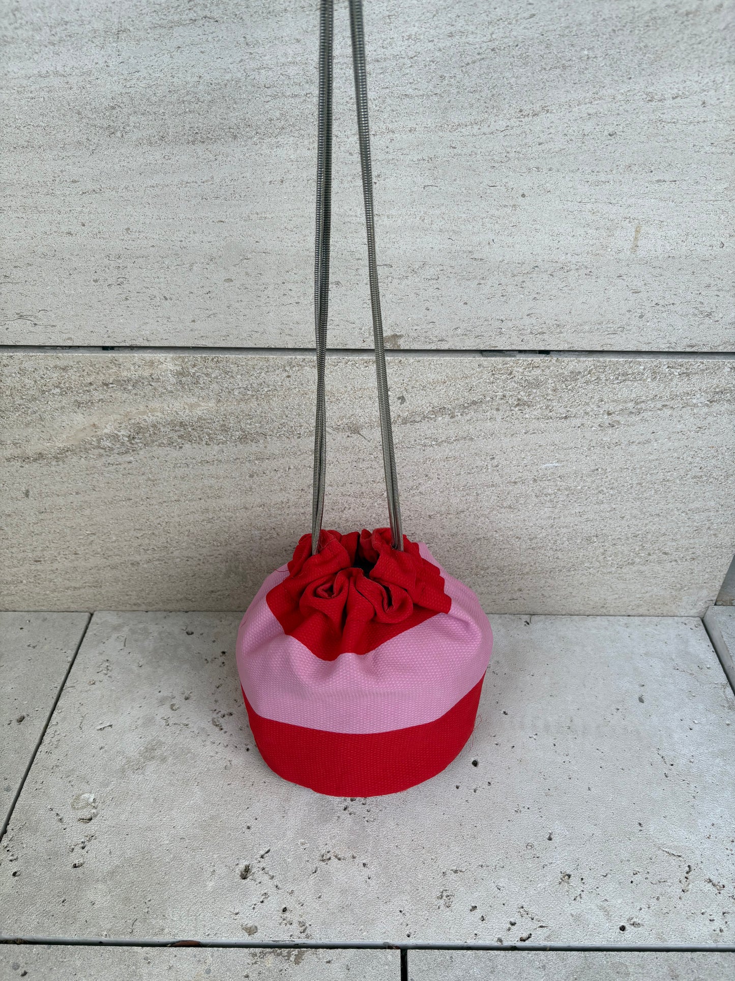 WILD PONY. Striped sack bag