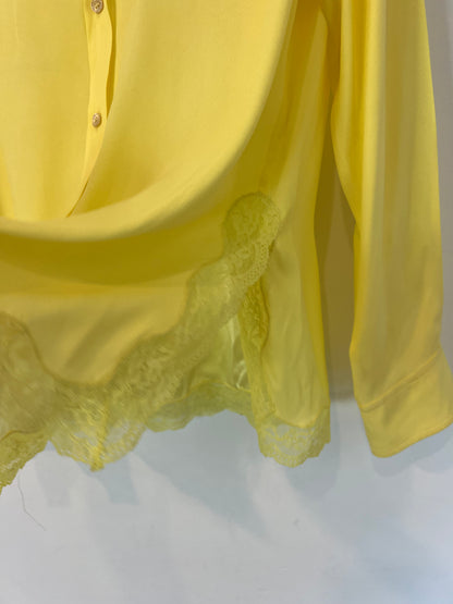 TCN. Yellow blouse with silk Ts
